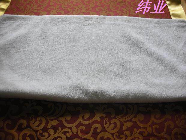 Hotel hotel guest house White cotton 100% cotton bleached plain weave 450g 500g Bath towel Towel