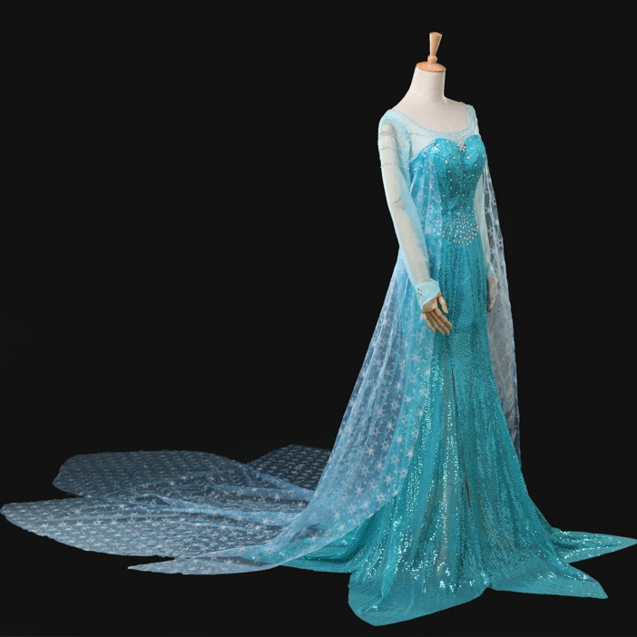 Butterfly Home In-Stock Disney Frozen Cosplay Snow Queen Elsa Elsa Princess Dress