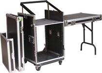 12U 4U three doors not shockproof box with one side DJ rack bench Professional sound cabinet power amplifier cabinet