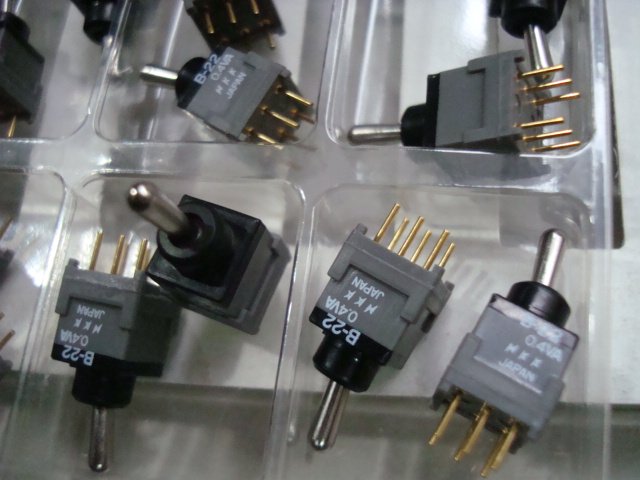 Original box brand new Japanese original NKK gold plated foot button subswitch B-22 0 4VA