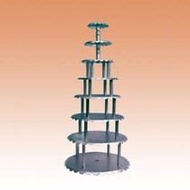 Baking tool aluminum alloy 8-Layer 4-pillar cake frame 8-layer four-pillar wedding cake frame diameter 6~20