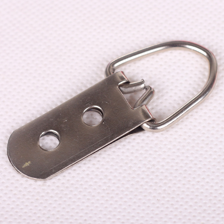 Popularity Metal Hook double-hole hook Two-eye hanger cross embroidered oil picture frame hook solid wood fiberboard hanging picture hook