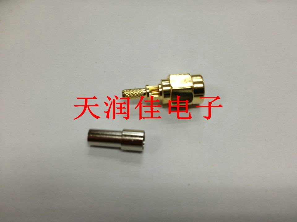 RF coaxial connector SMA-C-J1 5 SMA straight male positive open window internal thread to RG316 line
