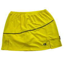 FLEX ball suit Forrest badminton culottes A-line womens badminton culottes slim yellow quick-drying