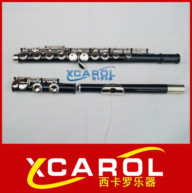 Professional Playing Assay Exam Long Flute Instrument Black 16 Closed Conga E Key Baking Varnish Nickel Plated Nickel