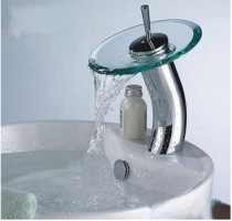 Meiba full copper pure copper cold and hot water faucet double hole single hole basin heating bath waterfall mouth