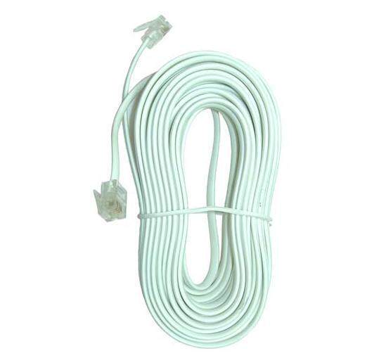 Telephone line 20 meters telephone line (with crystal heads at both ends) double-headed line telephone line extension line connection line