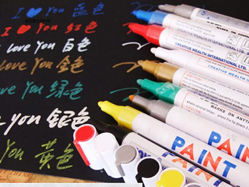 Lacquered oil pen black cardboard paint pen SA-101 Chinese character oily non-fading lacquer oil pen