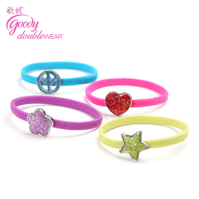 进口 美国Goody歌妮儿童双用发饰 手链+ 发圈2合1双功效 头花皮筋