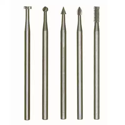 PROXXON Tungsten vanadium steel milling cutter Water drop milling cutter Round head milling cutter Oval milling cutter Trapezoidal milling cutter head