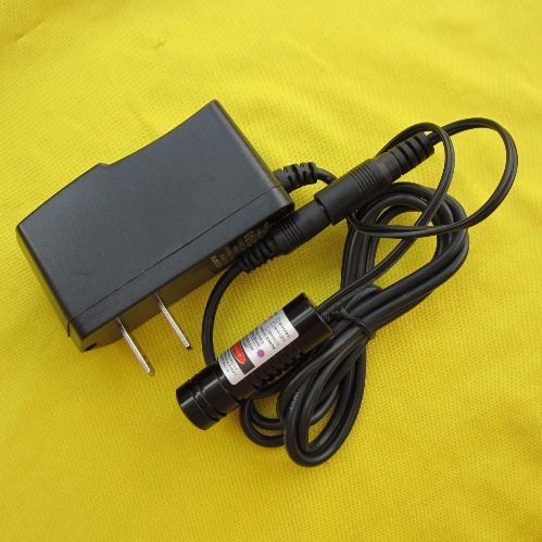 Fiber Green 405nm 100mW Blue Purple Light Laser Module Blue Purple Light Laser Head with 5V Power Supply