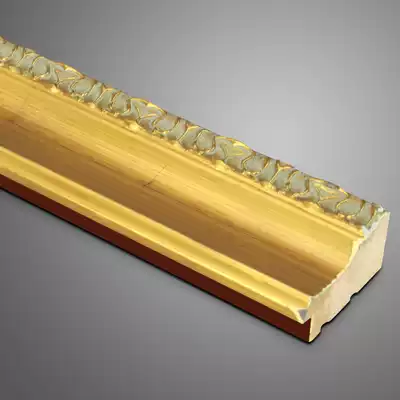 Wang Bin photo frame line gold and silver foil line 4-6CM gold frame strip solid wood line gold foil 5119HK