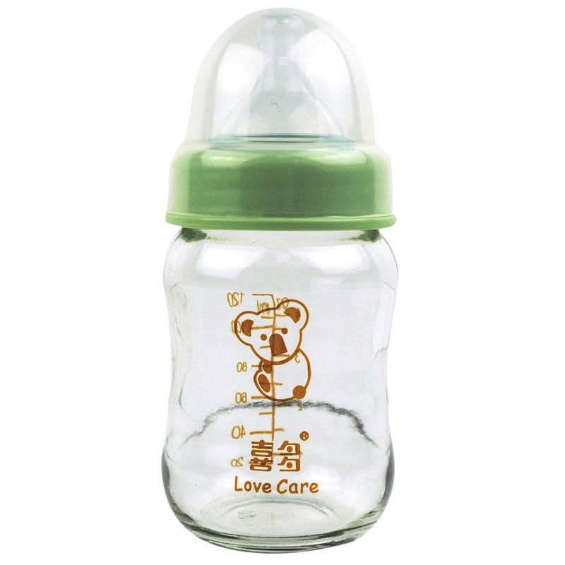 当当网百货 HITO/喜多 宽口葫芦玻璃奶瓶120ml/200ml gk