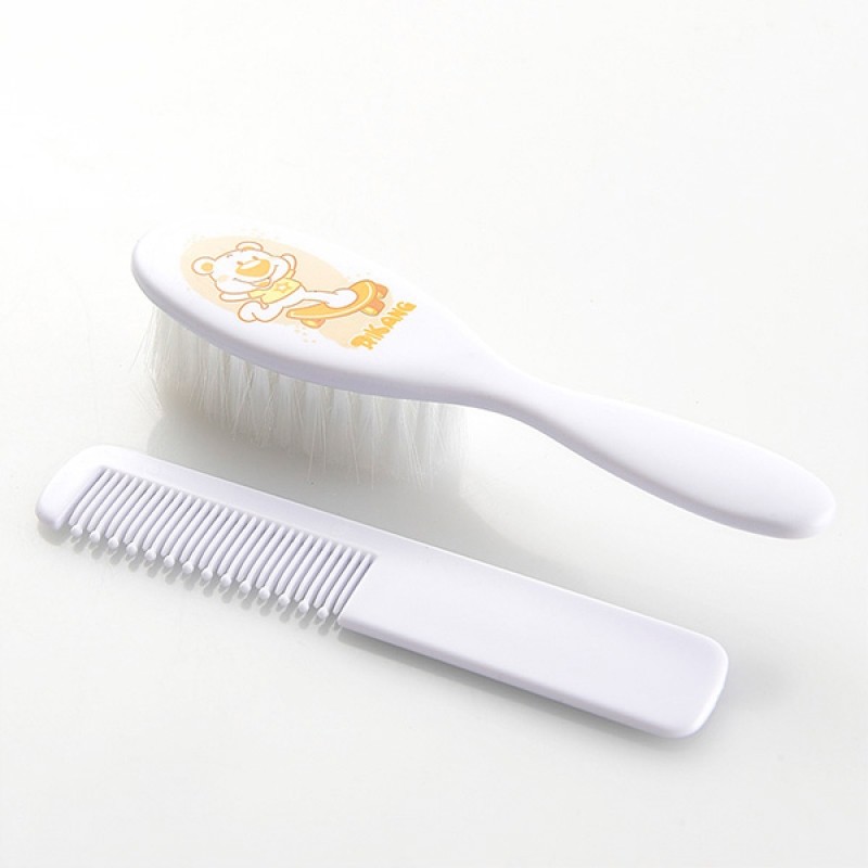 乐友孕婴童日康婴儿梳子洁安全卫生 宝宝按摩头皮梳子套装