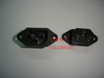 Supply three-core power supply male seat brand new spot 