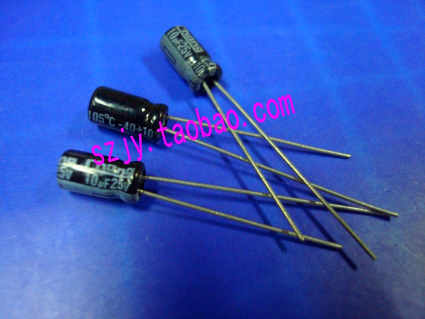 10UF25V Aluminum Electrolytic Capacitor 25V10UF Electrolytic Capacitor Volume 4×7 Spot 1000 Price