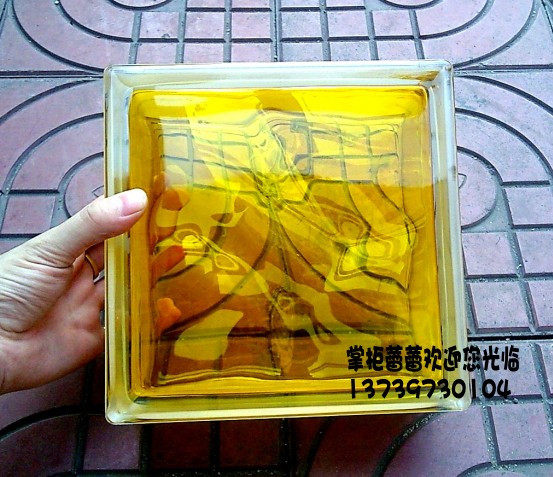 Jilihua glass brick glass brick porch partition of dry and wet separation area