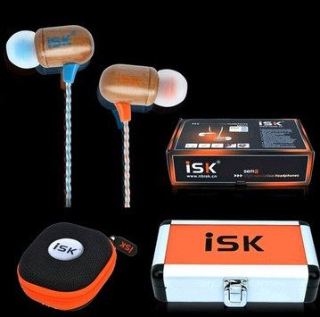 Brand new listed ISK sem8 listening earplugs recording K songs listening to earplugs