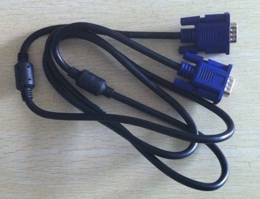 High-definition VGA jumper 28AWG pure copper double magnetic ring VGA extender special cable Haotai original dress