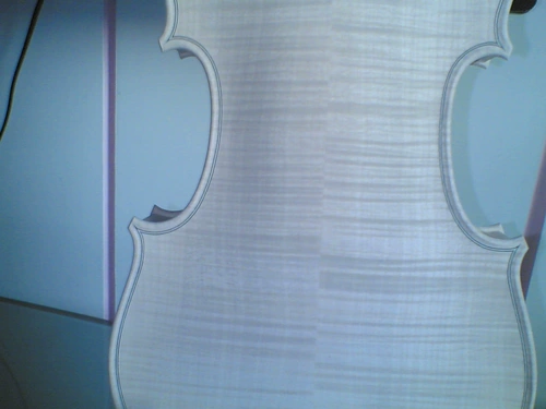 Скрипкое белое пианино, белая стерна скрипка, белая заготовка 4/4 пианино [с прямой доской]