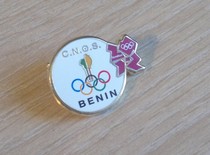 London 2012 Olympic Games badge Benin Olympic Committee badge Benin NOC badge
