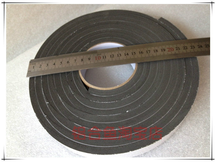 Black single-sided EVA foam sponge adhesive tape foam shockproof sealant strip cushion 8mm thick x1 5cm wide x4m long-Taobao