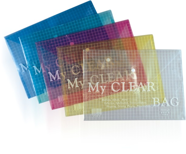 Thickened A4 transparent button Bag 209 Bill Bag Button FILE BAG INFORMATION PUBLIC DOCUMENTS CASE BAG EXAM BAG