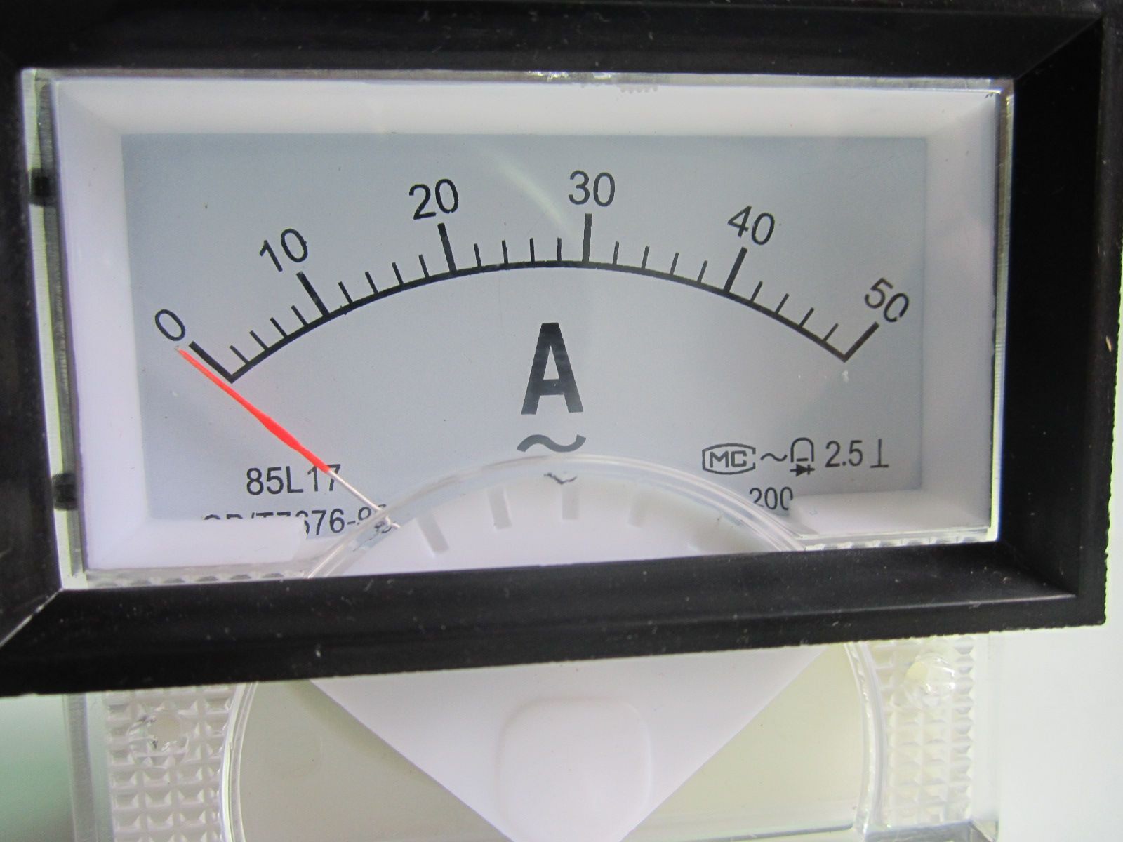 Pointer ammeter 85L17 85C17 Ammeter 50A 85C17 Header