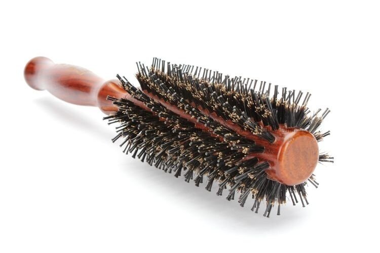 Rolling comb Blowing plough shape special sand Shuan Fiber Hand College with A - grade hair resistant curly hair rolling comb