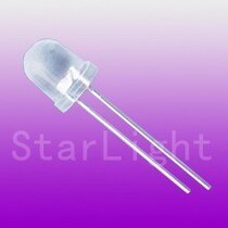 Factory direct sales of high-quality 8MM high green hair green white hair green long feet environmental protection light emitting diode