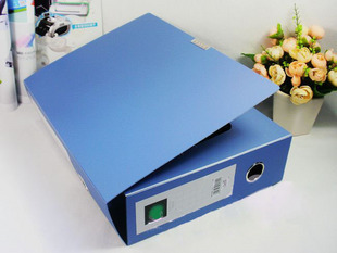 Right-hand dossier box 5604 A4 4 inch archive box file box information box super-large number width 7 5CM