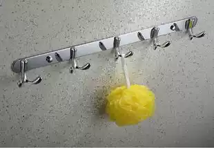 2 stainless steel clothes hooks()