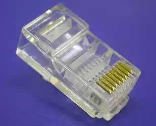 Network route terminal network Crystal Head 8 core Crystal Head 50 bags rj45 Crystal Head Shanghai Jonson