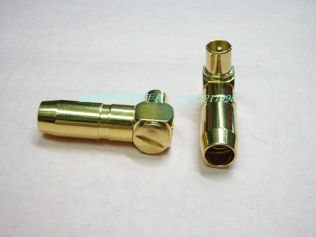 Punch 2 crown all copper elbow TV plug TV plug antenna awn front TV plug