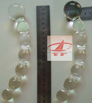 YF0053 Sex anal dilator Crystal masturbation stick phallic massage stick fairy glass posterior anal plug