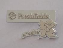 London 2012 Olympic Games Badge Sponsor Badge FRESHFILEDS Badge