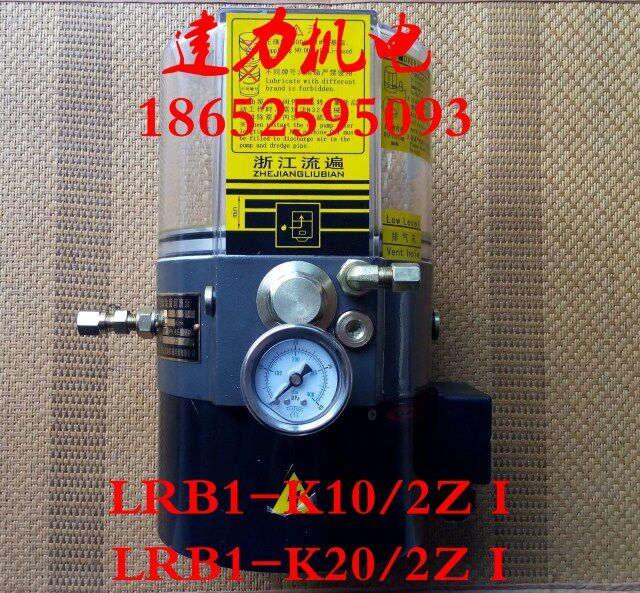 Zhejiang running through electric lubrication pump LRB1-K10 2ZILRB1-K20 2ZKILRB2-K30 3ZKI
