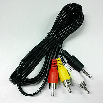 AV cable one point three TV 1 turn 3 audio Huawei set-top box Tmall magic box 3 5mm composite connection data