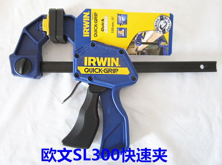 Woodworking clips Irving tool QUICKGRIP quick F clamp woodwork clip dilator F clamp fixed clamp