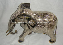 24 inch fine carving of goods like Pakistan bronze ware Pakistani handicraft bronze elephant Pakistan bronze elephant