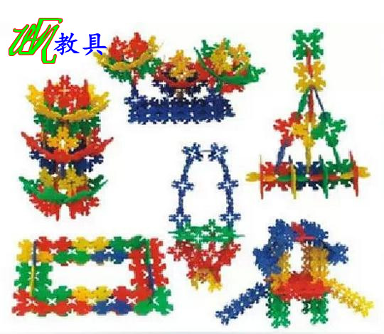 Desktop Puzzle Toy Kindergarten Desktop Toy Spell building block to Yangflower toy building block