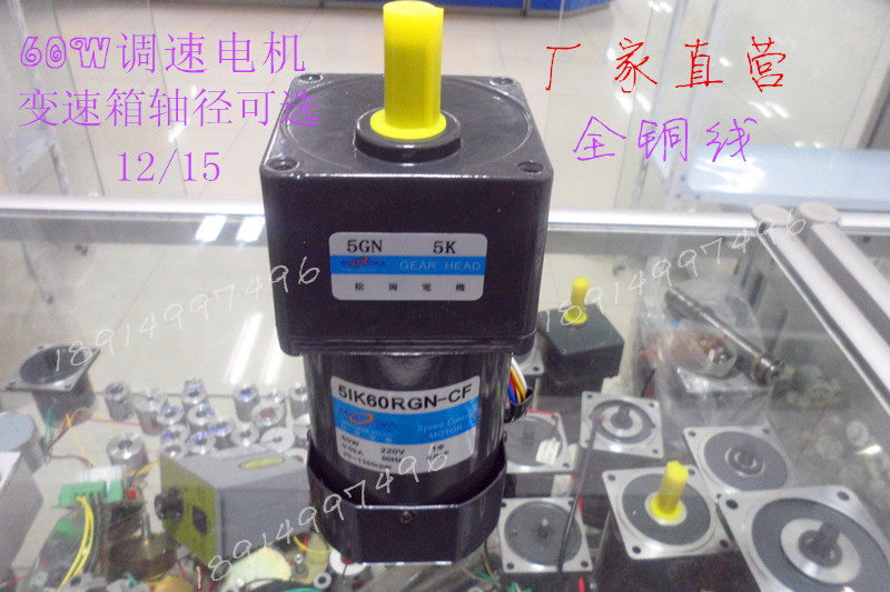 60W AC gear reduction motor 5IK60RGN-CF 51K60RGN-CF 5GN15K reducer optional