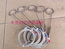 Huarhomkai Fitted Round Thermocouple Temperature Sensor K Type Temperature temperature Rod Insulation Non-Earth Promotion