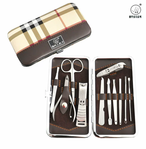 天艺 Набор маникюрных инструментов для маникюра для домашнего использования, комплект для ногтей, маникюрные кусачки, 11 шт