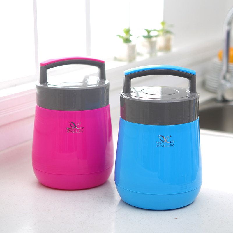 Jiayan Insulation Lunchbox Insulated Barrel Glass Liner Student Lunchbox Large Capacity Lift Pan Tippot Double boxed box