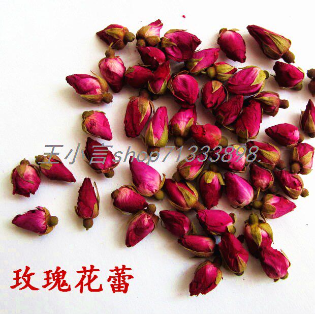 Gansu Lanzhou bitter water rose dried flower grass tea head stubble rose bud sulfur-free special selection 100g