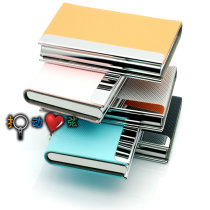 Five color optional high-end name sheet clip card box name sheet box (lettable LOGO) thickened with 30 cards