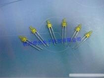 Factory direct LED2MM pacifier type light emitting diode super bright yellow (colloid height 8MM round head)