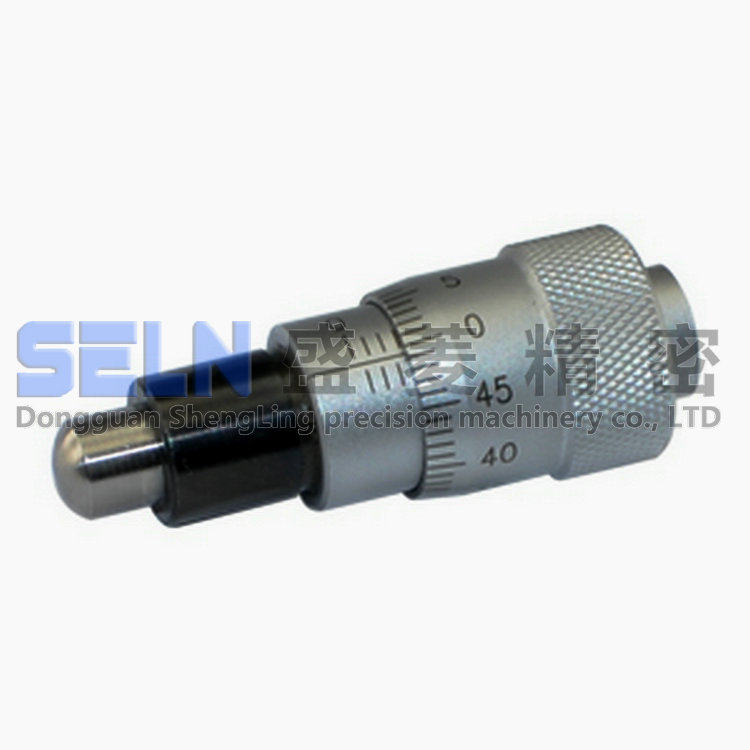 售测微头/微分头0-6.5mm千分尺圆头MT6.5-1-S型螺旋测量旋钮MCLN2
