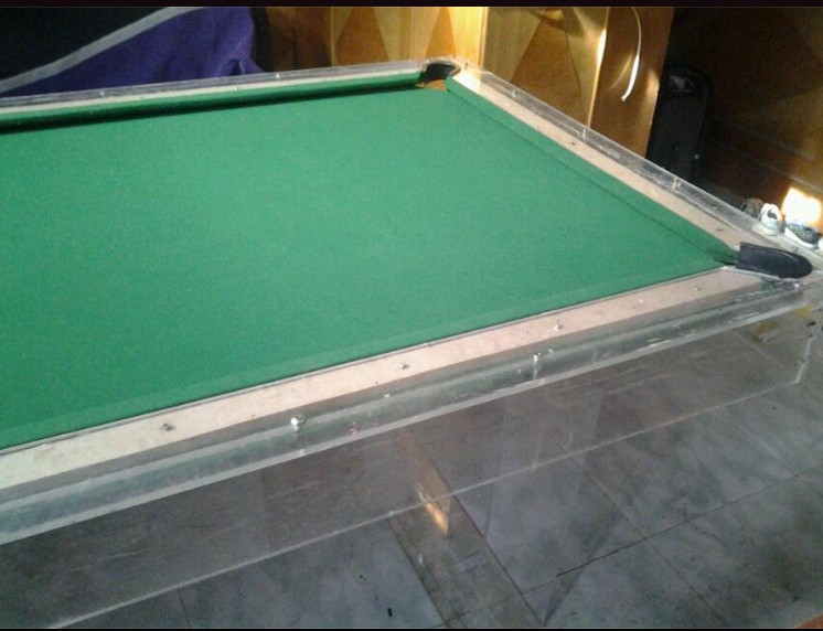 Solid wood brand new creative acrylic table tennis table